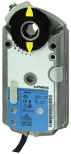 Bild von Siemens Luftklappen-Drehantrieb, AC/DC 24 V, DC 0(2)...10 V/ 0(4)...20 mA, 6 Nm, 2 s, Art.Nr.: GAP191.1E