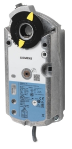 Bild von Siemens Luftklappen-Drehantrieb, AC/DC 24 V, DC 0…10 V, 7 Nm, Federrücklauf 90/15 s, Art.Nr.: GMA161.1E