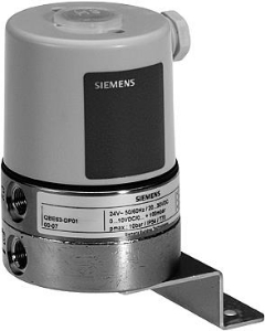 Bild von Siemens Druckdifferenzfühler für Flüssigkeiten und Gase (DC 0…10 V) 0…10 kPa, Art.Nr.: QBE63-DP01