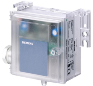 Bild von Siemens Luftkanaldruckdifferenzfühler, 0…100 Pa, Art.Nr.: QBM3020-1