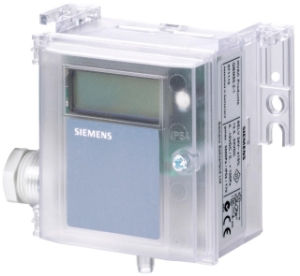 Bild von Siemens Luftkanaldruckdifferenzfühler mit Anzeige, 0…100 Pa, Art.Nr.: QBM3020-1D