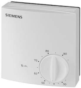 Bild von Siemens Raumhygrostat, Sollwerteinstellbereich 30...90 % r.F., Sollwerteinsteller aussen, Art.Nr.: QFA1001