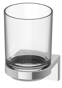 Picture of Bodenschatz - Glashalter CHIC 22 Klarglas, Montage Adesio zum, Art.Nr. : BA21VC211