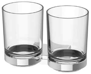 Picture of Bodenschatz - Doppelglashalter CHIC 22 Tritan-Glas klar, Art.Nr. : BA21VC515