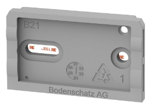 Picture of Bodenschatz - Wandbefestigung-Set CHIC 22 Adesio, Kleben/Bohren, mit, Art.Nr. : BA21XX821