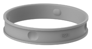 Bild von Bodenschatz - Kunststoffeinlage CHIC 22 schwarzgrau, zu Wandhalter, Art.Nr. : BA21XX826