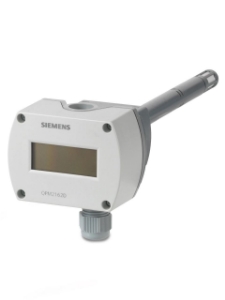 Bild von Siemens Kanal-Luftqualitätsfühler CO<sub>2</sub>+Temperatur mit Display, Art.Nr.: QPM2160D