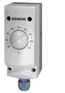 Bild von Siemens Temperaturregler, 15...95 °C, Schutzrohr 100 mm, Kapillare 700mm, Anlege-Spannband, Art.Nr.: RAK-TR.1000B-H