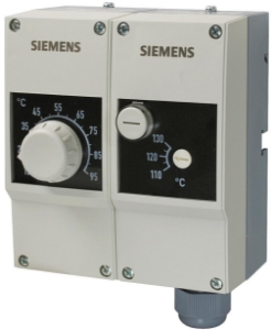 Bild von Siemens Temperaturregler/ Sicherheitstemperaturbegrenzer, TR 15…95 °C/ STB 110…130 °C, Doppelschutzrohr 100m, Art.Nr.: RAZ-ST.1500P-J