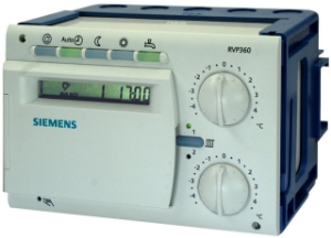 Bild von Siemens Heizungsregler für 2 Heizkreise und Brauchwasser, Art.Nr.: RVP360