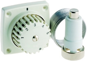 Picture of Honeywell Resideo - Thermostat T100MZ mit Fernverstellung, 2 m Kapillarrohr, Art.Nr. : T100MZ-2512