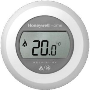 Picture of Honeywell Resideo - Temperaturwähler mit Raumfühler für Heizen/Kühlen, verdrahtet, OpenTherm, weiß, Art.Nr. : T87HC2011