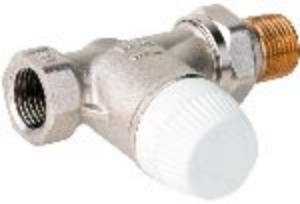 Bild von Honeywell Resideo - Thermostatventilkörper H, Messing vernickelt, Durchgang, 1/2", Art.Nr. : V2050DH015A