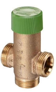 Bild von Oventrop - Thermostatischer Brauchwassermischer "Brawa-Mix" AG G 1, Rg, 30-70 C, ohne Verbrühschutz, Art.Nr. : 1300200