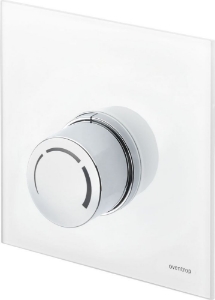 Bild von Oventrop - Abdeckung mit Thermostat als Ersatz für Unibox RTL Echtglas weiß, Art.Nr. : 1022787