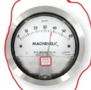Bild von 1 Stk Dwyer Magnehelic 2000  Differenzdruck Manometer Magnehelic 2000-60Pa-SS  Art. Nr.: 10.0000.05000