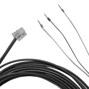Bild von Belimo Anschluss Kabel 5 m, A: RJ11 6/4 ZTH EU, B: Freies Drahtende für den Anschluss an die MP/PP-Anschlussklemme, Art.Nr. ZK2-GEN
