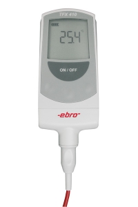 Picture of Ebro Electronic TFX 410+TPX 400 Thermometer mit Einstichfühler NL120/3mm, -50°C/+300°C, an Handgriff an 60cm Silikonkabel, Lemo, Art.Nr. : 1340-5416