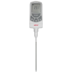 Picture of Ebro Electronic TFX 420+TPX 200 Thermometer, min/max/hold, mit spitzem Stabmessfühler NL120/3mm, -50°C/+300°C, Lemo, Art.Nr. : 1340-5428