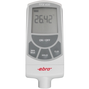 Picture of Ebro Electronic TFX 430 Präzisions-Thermometer Pt100, min/max/hold, -100°C/+500°C, Lemo, exkl. Temperaturfühler, Art.Nr. : 1340-5430