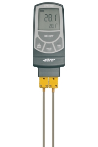 Picture of Ebro Electronic TFN 530-SMP 2-Kanal-Thermometer für Thermoelemente, -200°C/+1200°C, SMP, ATEX, exkl. Temperatursonden, Art.Nr. : 1340-5532