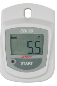 Bild von Ebro Electronic EBI 20-T1 Temp.-Datenlogger, Sensor intern, -30°C/70°C, Art.Nr. : 1601-0042