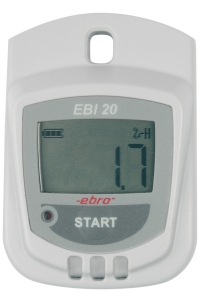 Bild von Ebro Electronic EBI 20-TH1 Feuchte-Temp.-Datenlogger, Sensoren intern, 0%rF/100%rF, -30°C/+70°C, Art.Nr. : 1601-0044