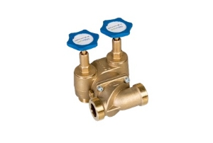 Bild von SoftWater Verschneidearmatur-Set 2-Hahnen mit RV, Durchgang (G1): AG 1  1/4", Abgang (G): AG 1  1/4", DN: 25, Länge (L): 125 mm, Art.Nr. : 7004