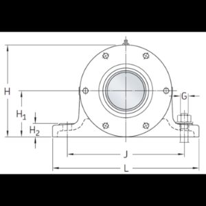 Picture of SKF Zweilagergehäuse Serie PDN Art. Nr. PDN 312