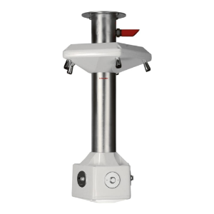 Bild von Laufen Armaturen - Duschstation mit 5 pneumatischen Duschensteuerungen für Kalt- und Mischwasser, Anschluss 1 1/4", Deckenmontage, weiss , Art.Nr. : HF770600101000