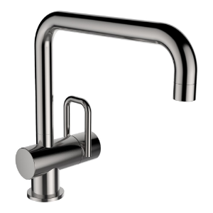 Bild von Laufen Armaturen - Spültischmischer, Ausladung 225 mm, Schwenkauslauf, Edelstahl , Art.Nr. : HF989552441001