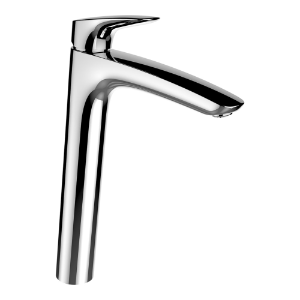 Bild von Laufen Armaturen - Standsäulen-Waschtischmischer, Ausladung 186 mm, Festauslauf, ohne Ablaufventil , Art.Nr. : WI905214100000