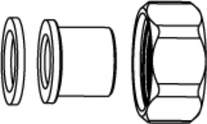 Picture of IMI Hydronic Engineering Anschlussverschraubung DN 15 mit Lötnippel d18, Art.Nr. : 0601-18.352