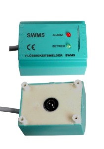 Bild von Sensortec - Optischer Oel- und Wassermelder, Öffnerkontakt potentialfrei  (60V/1A) ohne Selbsthaltung, Kabel 4m, 24VAC/DC, für nicht leitende Flüssigkeiten, Art.Nr. : SWM 5