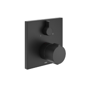 Bild von KWC Bad Therm FM-Set design, matt black, 2Abgänge, BlueBox, mit Sicherungseinrichtung, Art.Nr. : 20.004.811.176