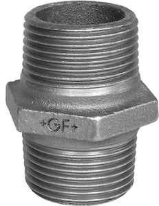 Picture of GF-JRG Doppelnippel, Nr. 280 2" verzinkt, 1 ST, Art.Nr. : 770280209
