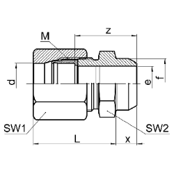 Bild von SERTO Anschweissverschraubungen SERTO SO 51429 Edelstahl rostfrei Grösse: 6, Art.Nr. :  058.1400.060