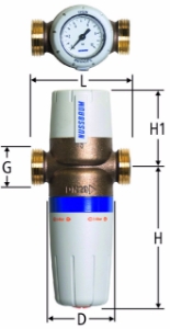 Bild von Nussbaum 11000 Druckreduzierventil ohne Anschlussverschraubungen Einstellbereich 2 bis 6 bar, Grösse: 32 (1¼), Art.Nr. 11000.37 - neu