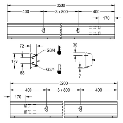 Bild von KWC AQFU0228 Armatureneinheit Zirkulation:nein, Armatur:für separaten Duschkopf, Hygienespülung:nein, Art.Nr. : 2030064920