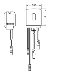 Bild von KWC ACLM9001 Hygieneeinheit Anzahl Batterien:1, Füllmenge:1, Mengeneinheit:Stück, Art.Nr. : 2030039446