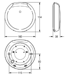 Bild von KWC F5 F5EF3008 Smart Urinal Sensor Parametrierung:App, Art der Montage:Deckenmontage, Grundfarbe:weiss, Art.Nr. : 2030067530