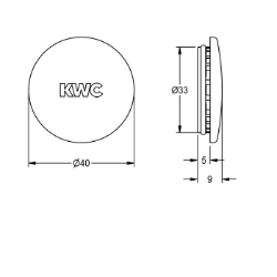Picture of KWC ASSX1002 Verschlusskappe Füllmenge:1, Mengeneinheit:Stück, Art.Nr. : 2030042944