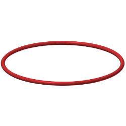 Bild von KWC ASEV1002 O-Ring, rot Gesamttiefe:43 mm, Gesamthöhe:1.5 mm, Gesamtbreite:43 mm, Art.Nr. : 2030042439