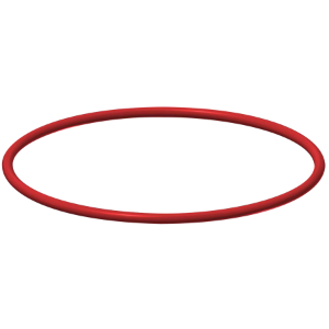 Bild von KWC ASEV1002 O-Ring, rot Gesamttiefe:43 mm, Gesamthöhe:1.5 mm, Gesamtbreite:43 mm, Art.Nr. : 2030042439