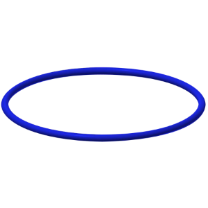 Bild von KWC ASSV1003 O-Ring, blau Gesamttiefe:40 mm, Gesamthöhe:1.5 mm, Gesamtbreite:40 mm, Art.Nr. : 2030042950