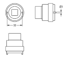 Bild von KWC ZAQFT0004 Montagenuss Füllmenge:1, Mengeneinheit:Stück, Art.Nr. : 2000111097