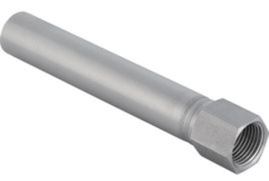 Picture of Geberit - Übergangsstücke GEBERIT MAPRESS Edelstahl Rostfrei 1.4401 mit Innengewinde und Einschubende lang, d mm: 15, Rp: 1/2, L cm: 14.8, H cm: 13.5, K cm: 9, Art.Nr. : 90932