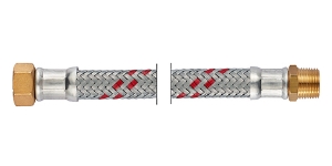 Bild von NEOFLEX-EPDM Panzerschlauch DN13, IG x AG, 1/2" x 1/2", 70 cm, Art.Nr. : 67765070 (67 7650 70)