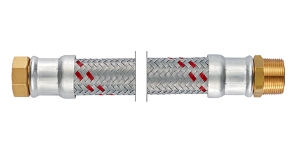 Bild von NEOFLEX-EPDM Panzerschlauch DN32, IG x AG, 1 1/4" x 1 1/4", 30 cm, Art.Nr. : 67777030 (67 7770 30)