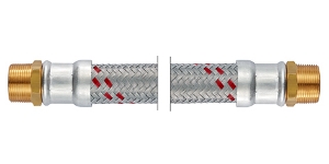 Bild von NEOFLEX-EPDM Panzerschlauch DN32, AG x AG, 1 1/4" x 1 1/4", 100 cm, Art.Nr. : 67776100 (67 7761 00)